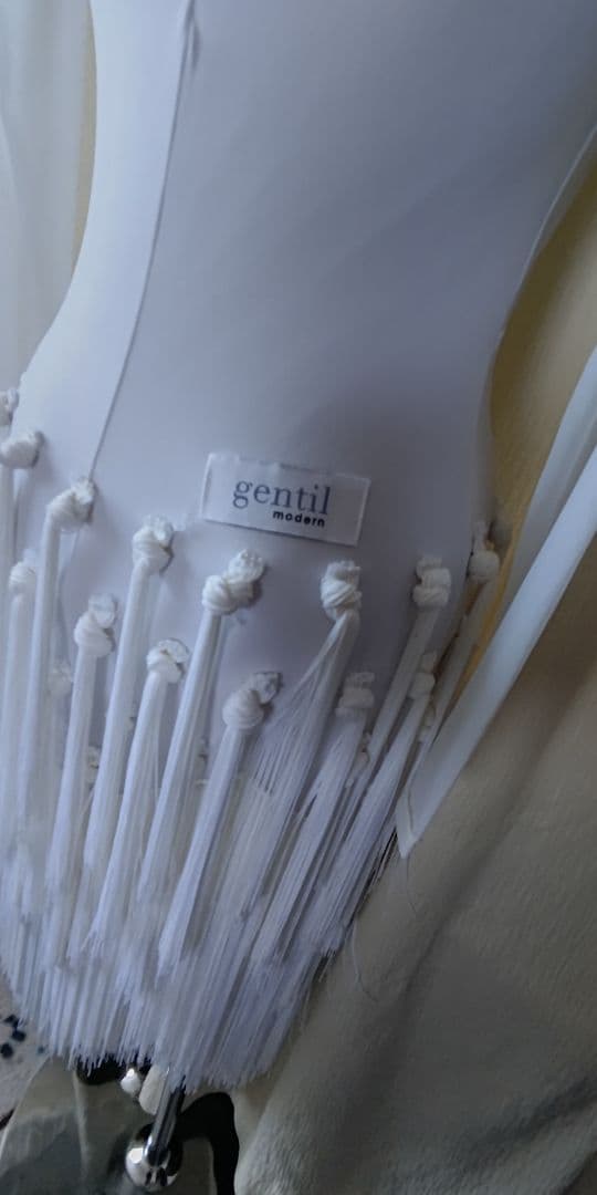 社交ダンスラテンドレス！ホワイト！