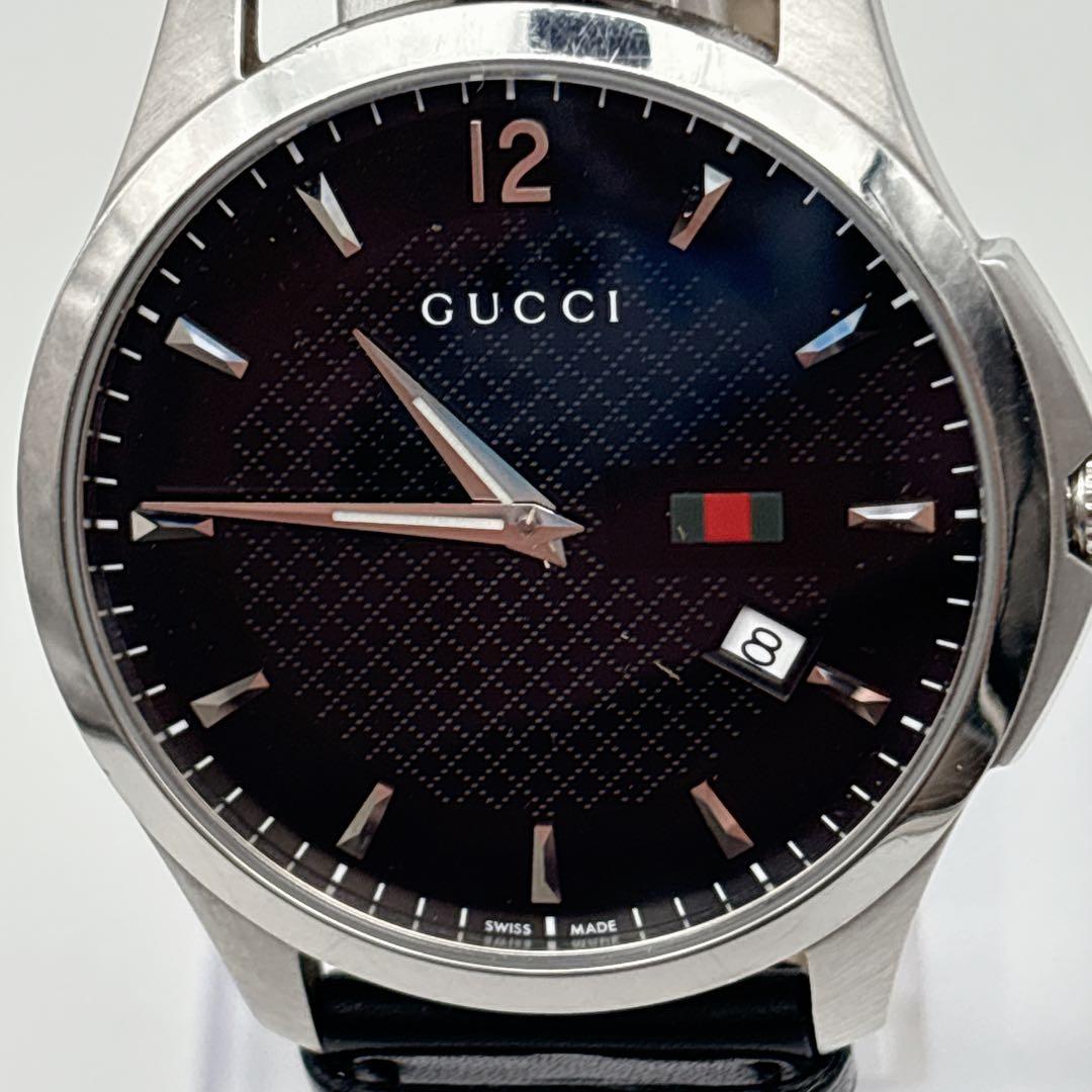 GUCCI グッチ Gタイムレス 126.3 シェリーライン メンズ 現動作品