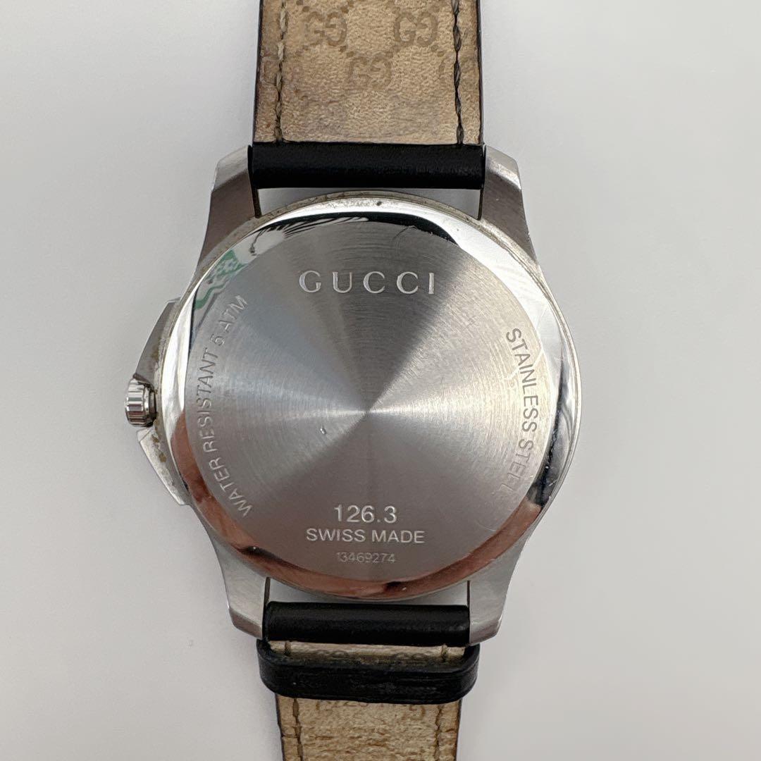 GUCCI グッチ Gタイムレス 126.3 シェリーライン メンズ 現動作品