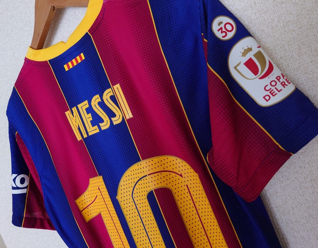 【レア／正規品／新品タグ付】バルセロナ メッシ ラストシーズン 国王杯モデル