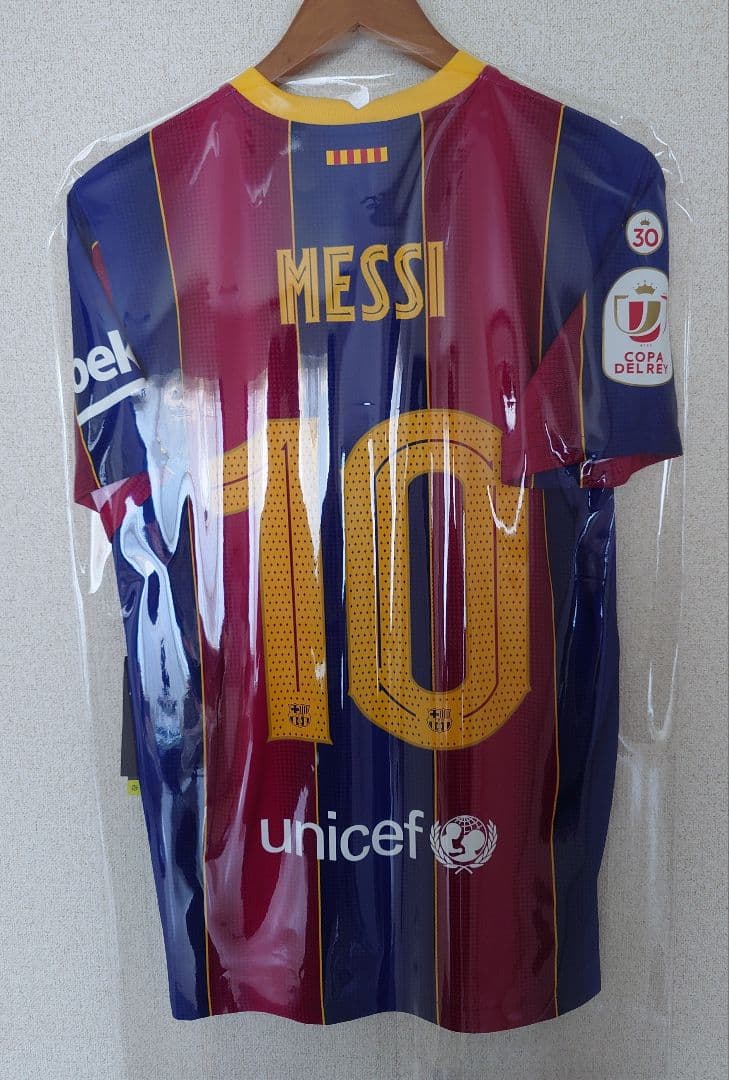【レア／正規品／新品タグ付】バルセロナ メッシ ラストシーズン 国王杯モデル