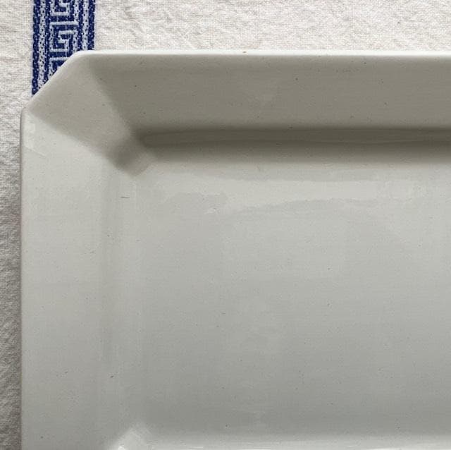 レア◆美品リュネヴィルオクトゴナルレクタングル皿＃ショワジールロワレリーフジアン