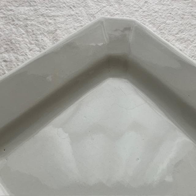 レア◆美品リュネヴィルオクトゴナルレクタングル皿＃ショワジールロワレリーフジアン