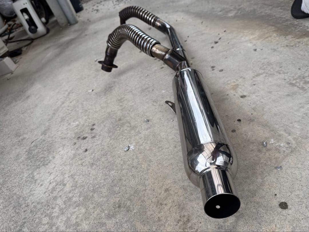 ドラッグスター400クラシック2in1マフラー