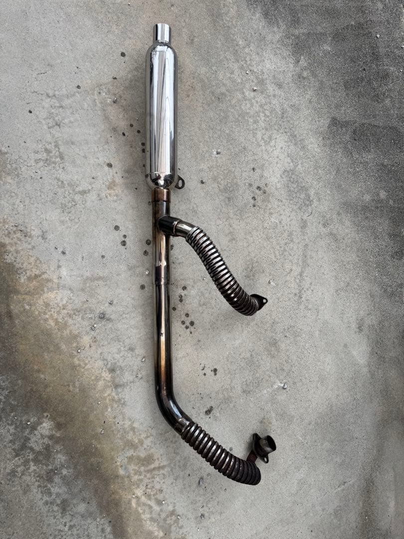 ドラッグスター400クラシック2in1マフラー