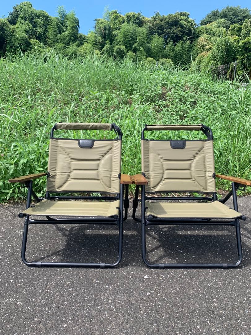 アッソブ ローバーチェア 2脚セット カーキ