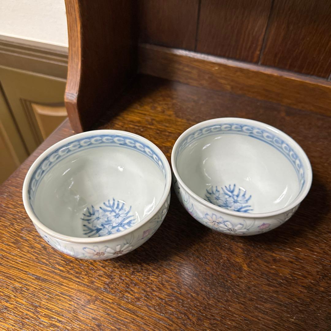 佐藤走波、六代、染錦、秋桜文、二客