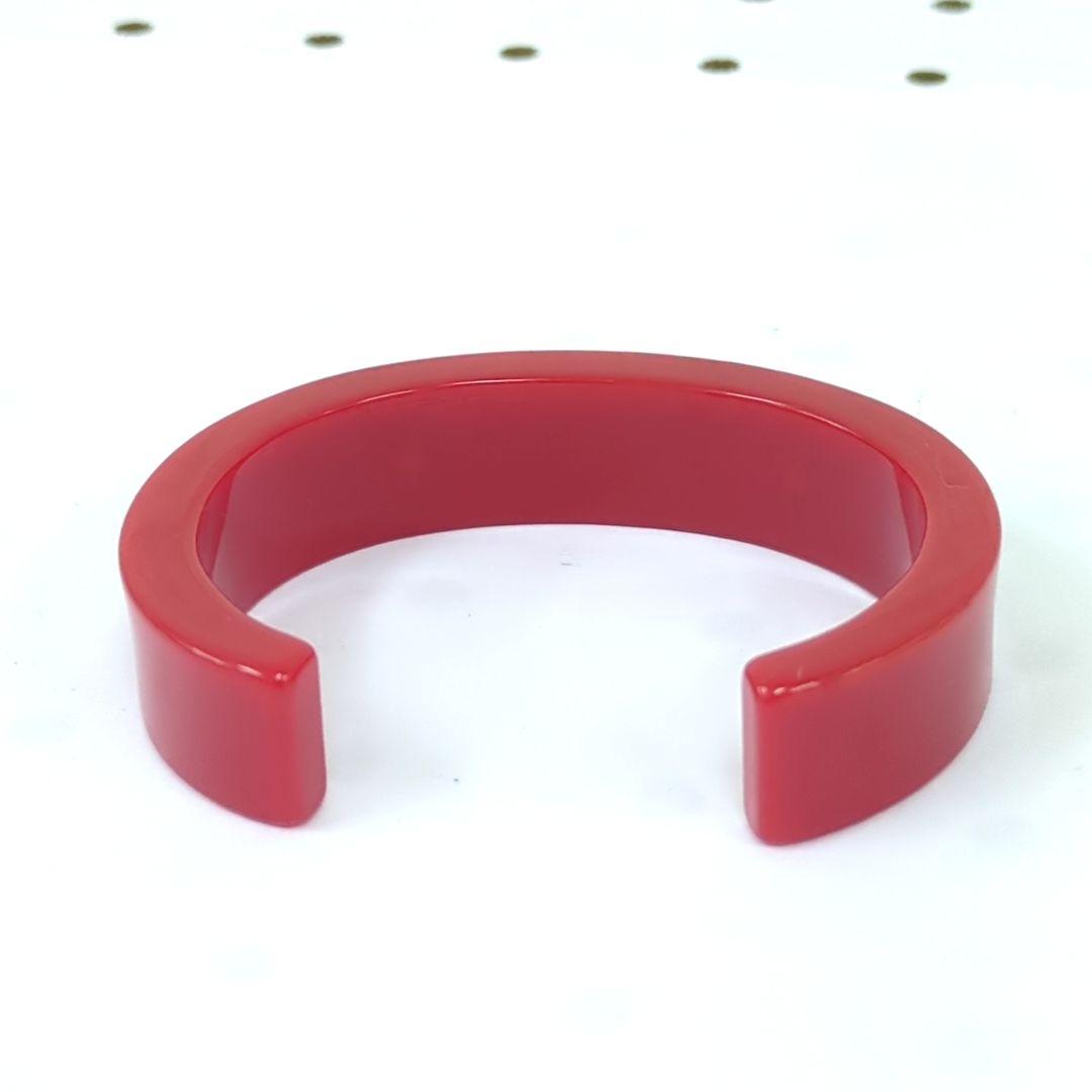 Dior ディオール ロゴバングル ラインストーン レッド