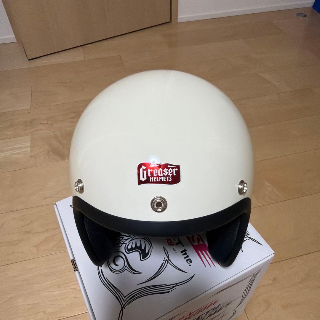 Greaser ジェットヘルメット アイボリー　グリーサーヘルメット
