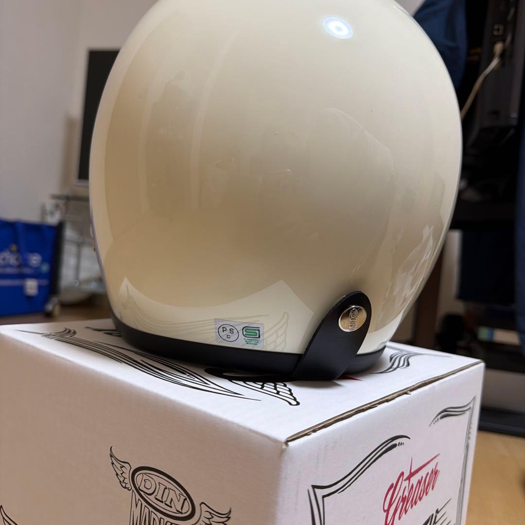 Greaser ジェットヘルメット アイボリー　グリーサーヘルメット