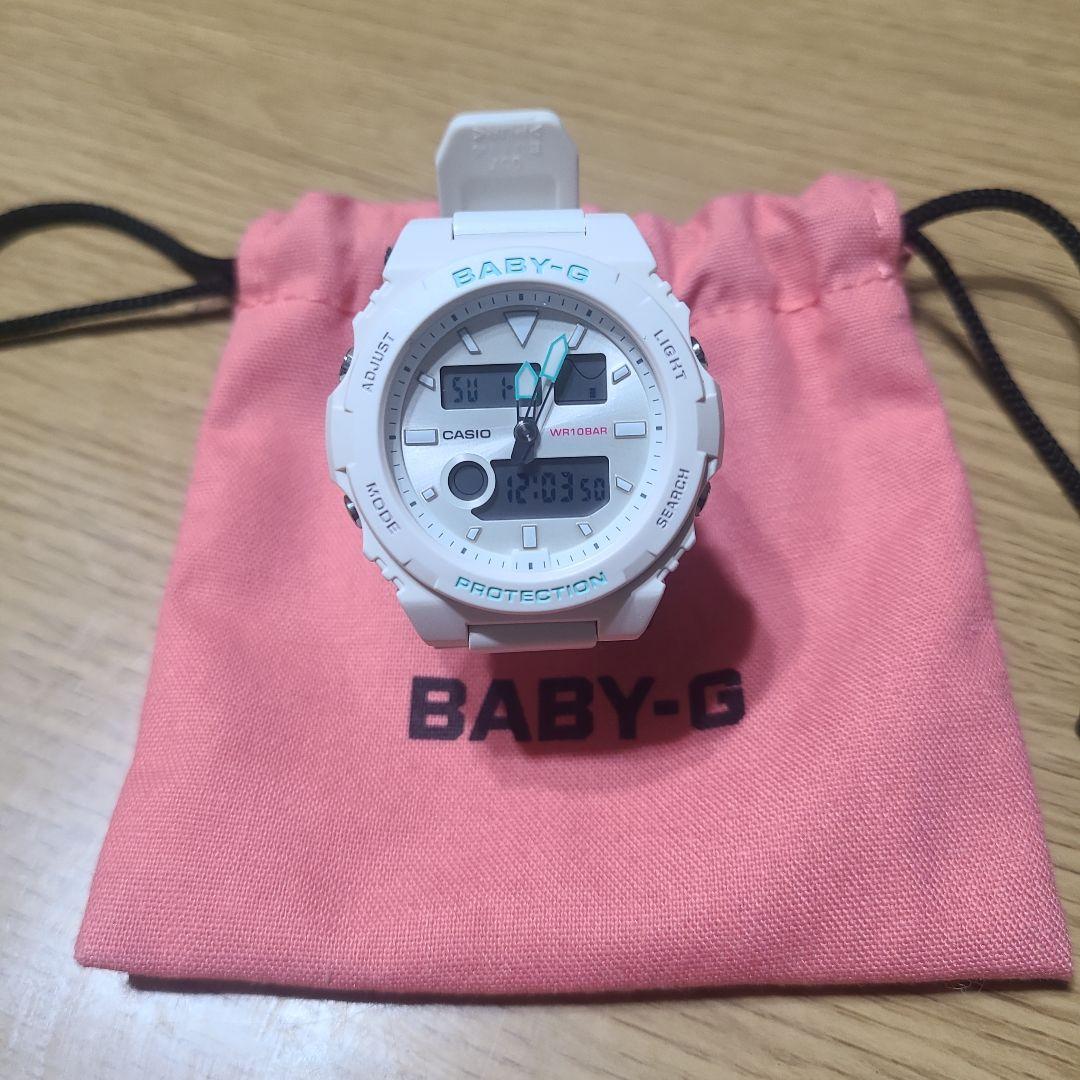 【激レア‼️新品‼️未使用‼️】CASIO　BABY-G ホワイト✕ミント腕時計