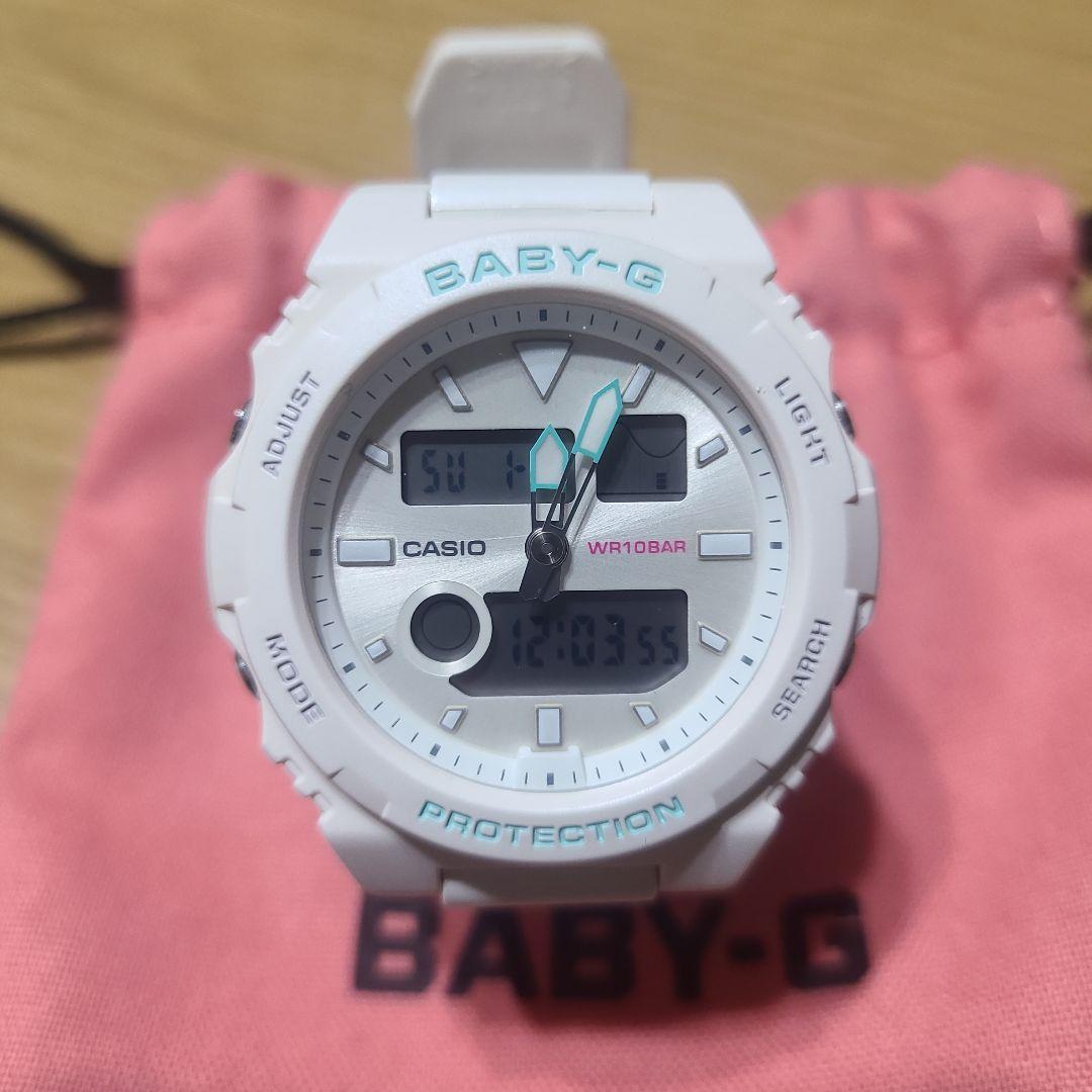 【激レア‼️新品‼️未使用‼️】CASIO　BABY-G ホワイト✕ミント腕時計