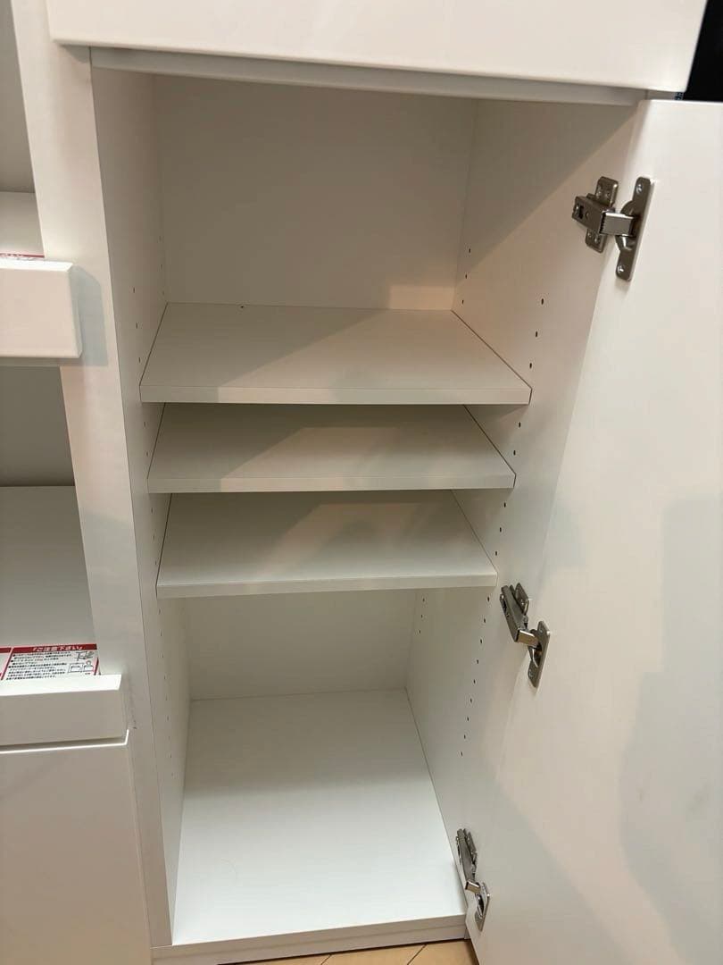 ［ニトリ］ミドルレンジボード　(エトナ80MRB WH )キッチン収納・食器棚