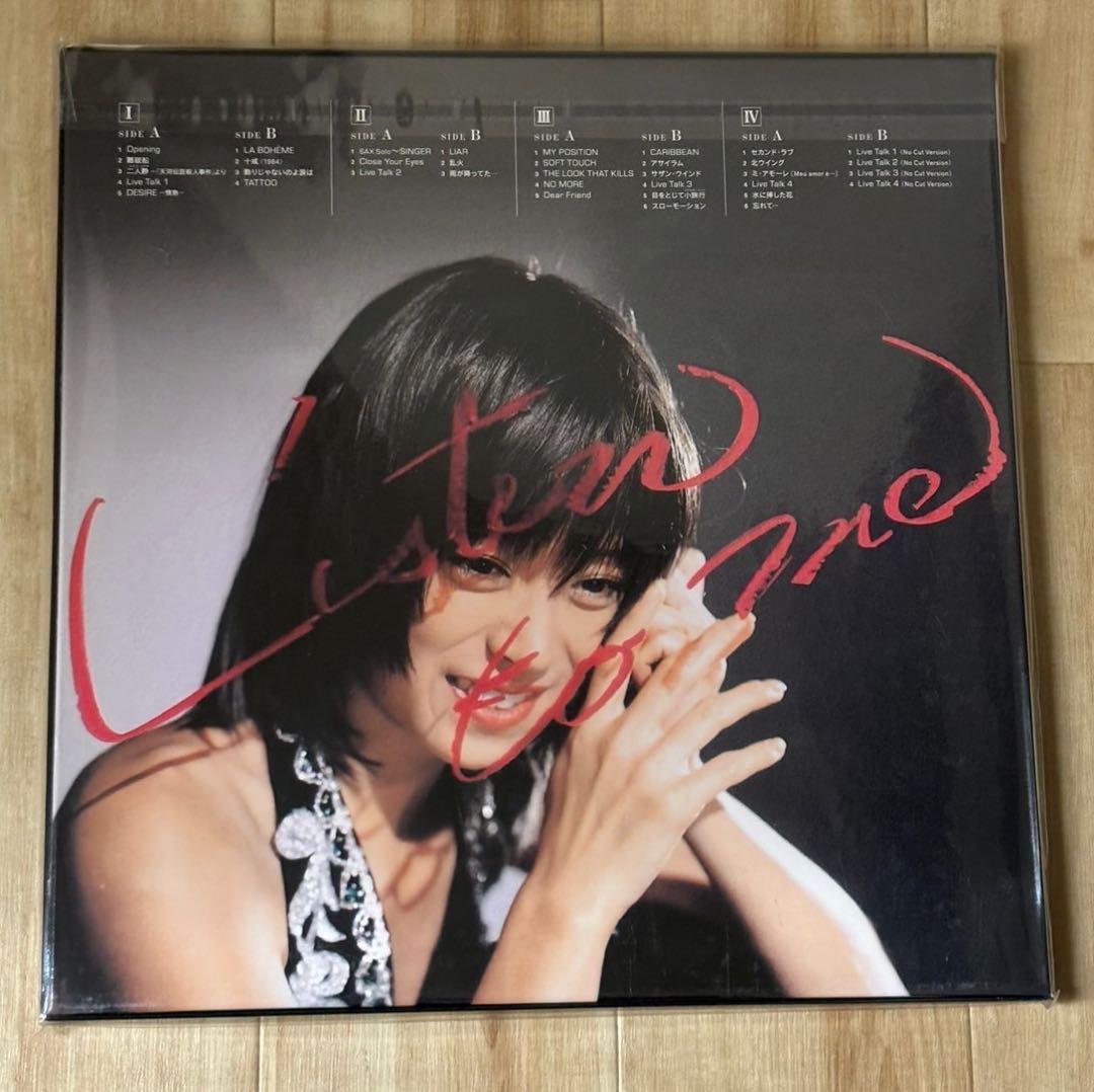 中森明菜Listen to me1991・7・27～28幕張Live限定レコード