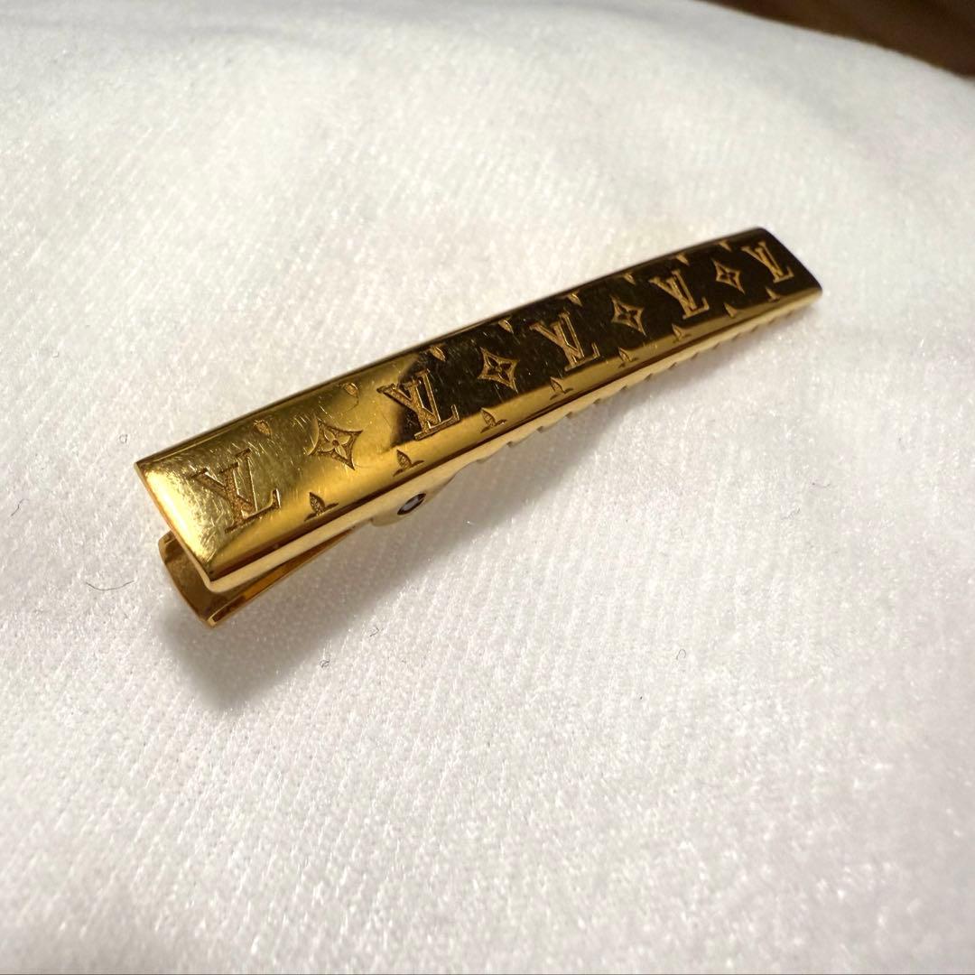 LOUIS VUITTON ゴールドヘアクリップ/ゴールドのみ