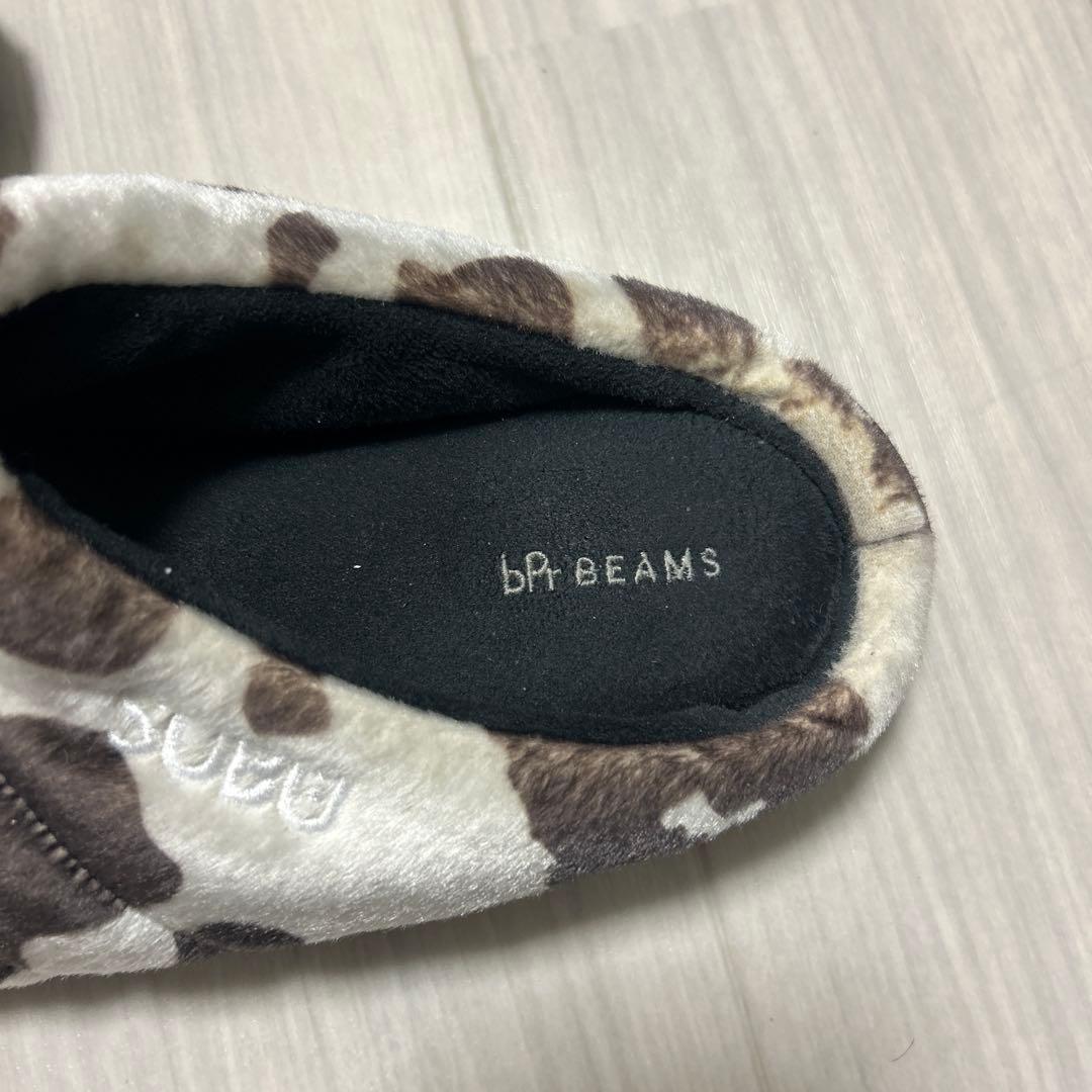 【激レア】BEAMS&SUBU 牛柄 冬用スリッパ