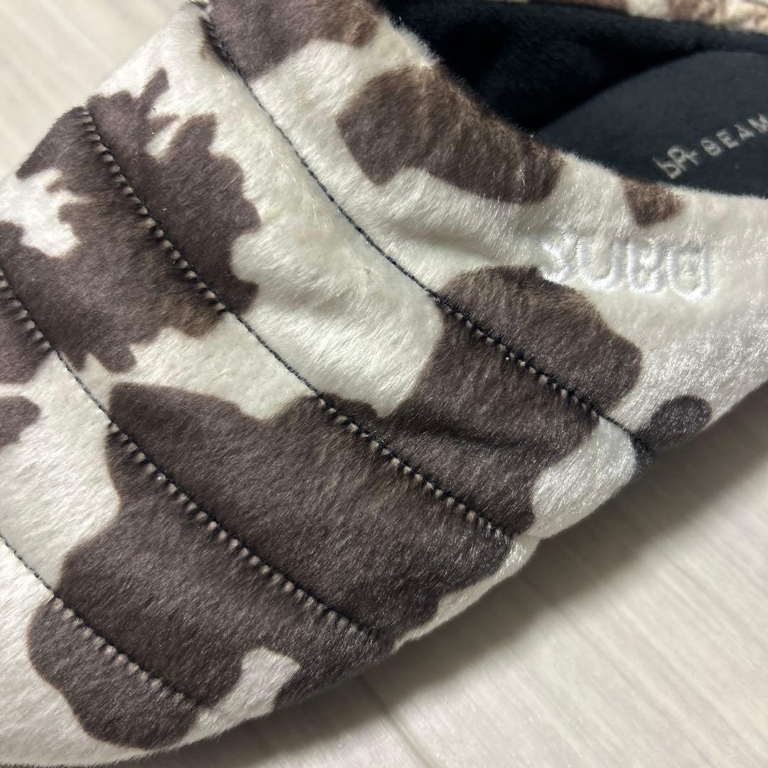 【激レア】BEAMS&SUBU 牛柄 冬用スリッパ
