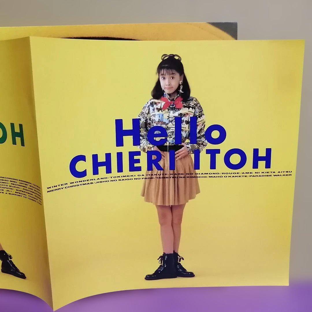 （ＬＰ）伊藤智恵理／ハロー　見本盤　帯、ハガキ付