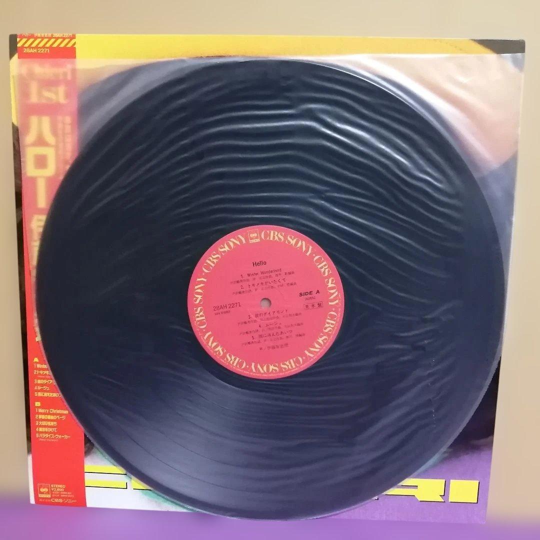 （ＬＰ）伊藤智恵理／ハロー　見本盤　帯、ハガキ付