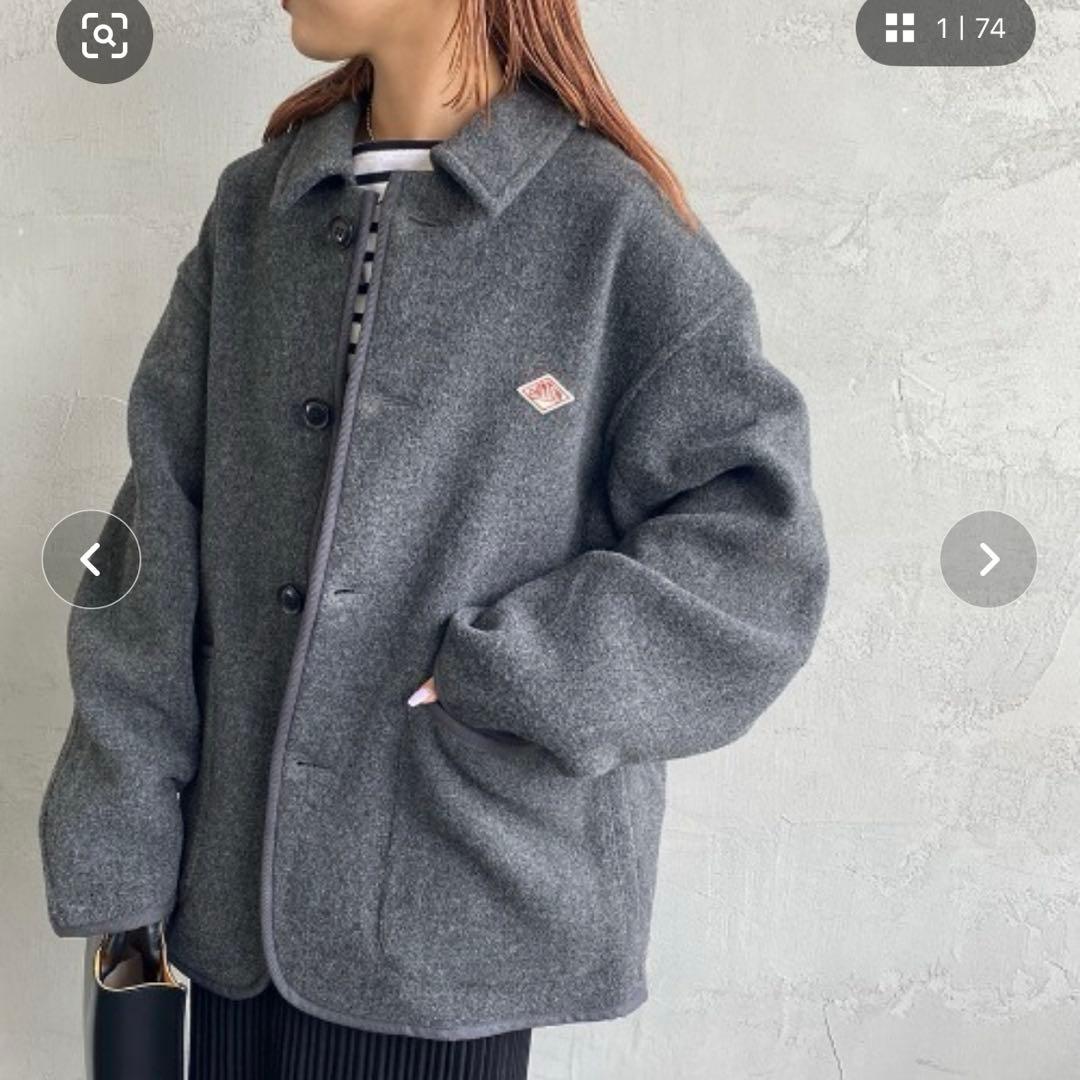 DANTON ダントンウールライトパイル カバーオールジャケット