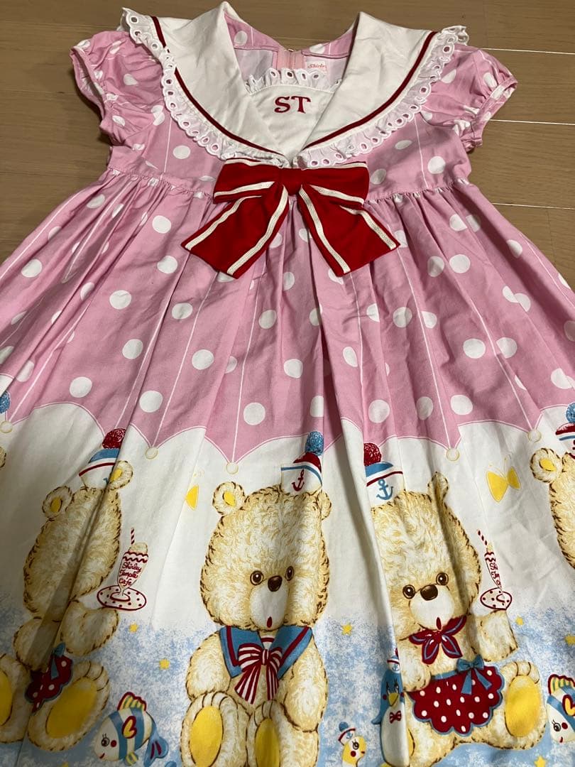 シャーリーテンプル　マリンくま120㎝　ピンク