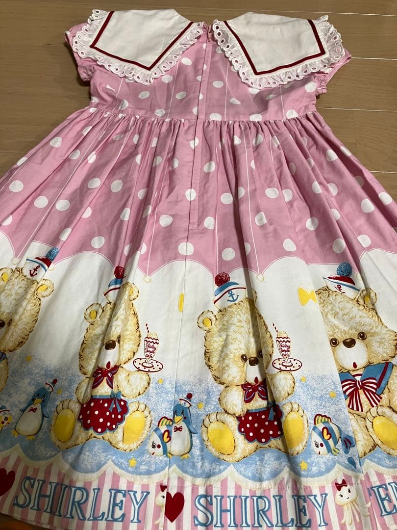 シャーリーテンプル　マリンくま120㎝　ピンク