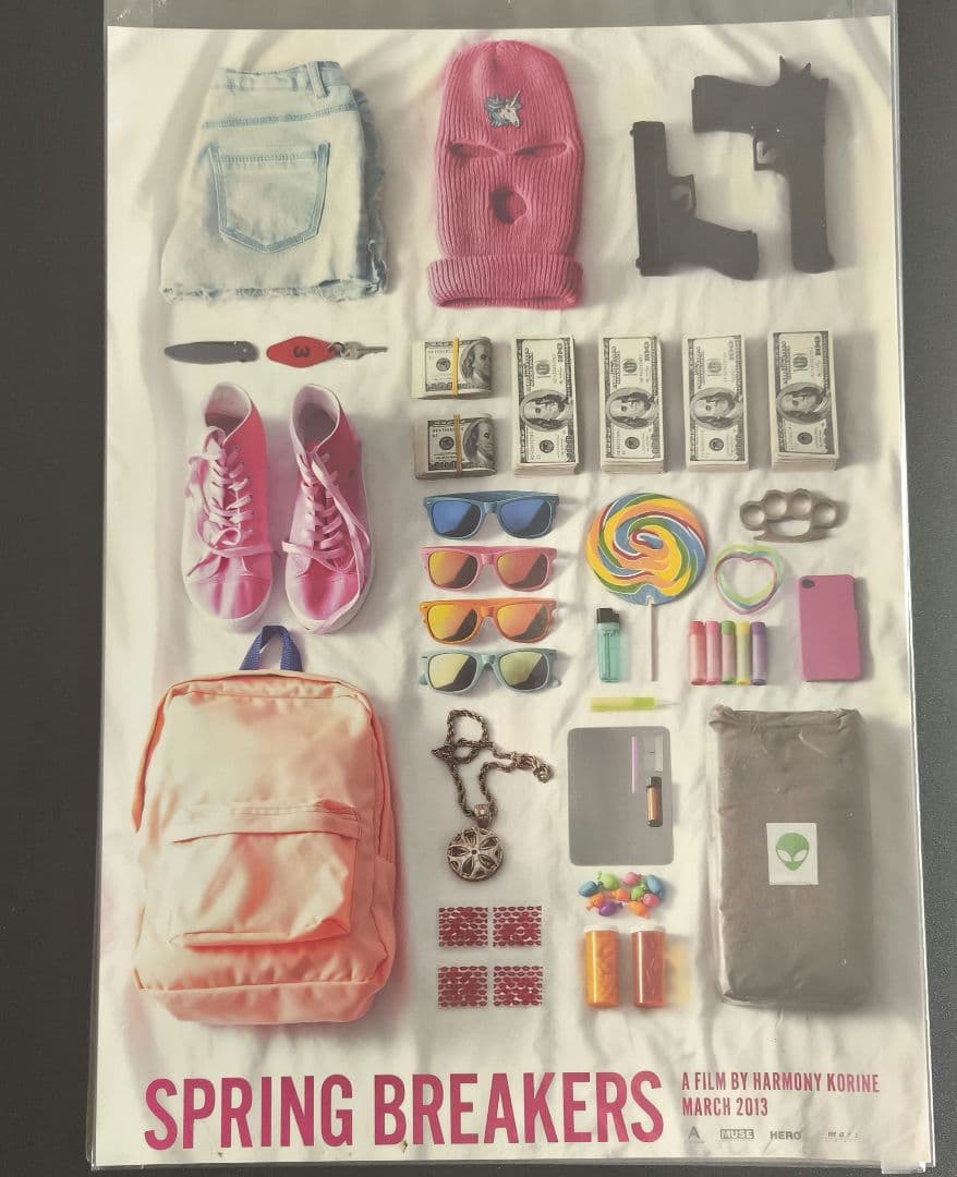 スプリングブレイカーズ DVD 、CD、パンフレット、ポスターセット売り