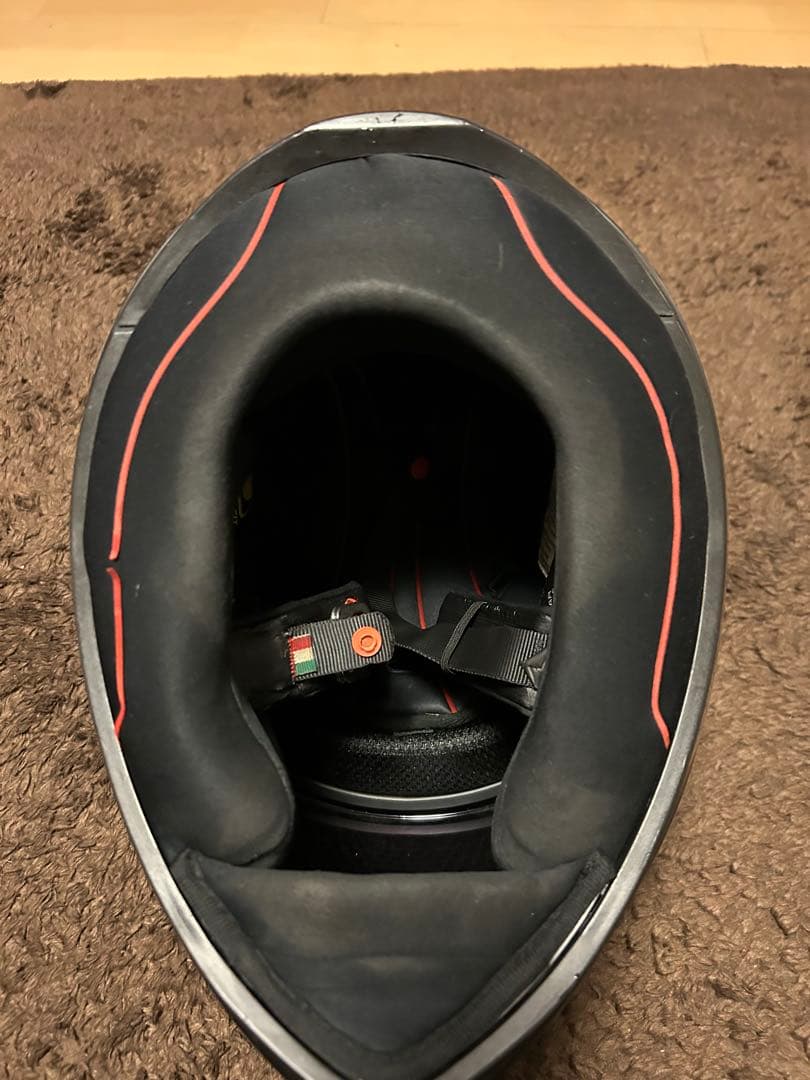 AGV k1フルフェイスヘルメット マットブラック　Lサイズ