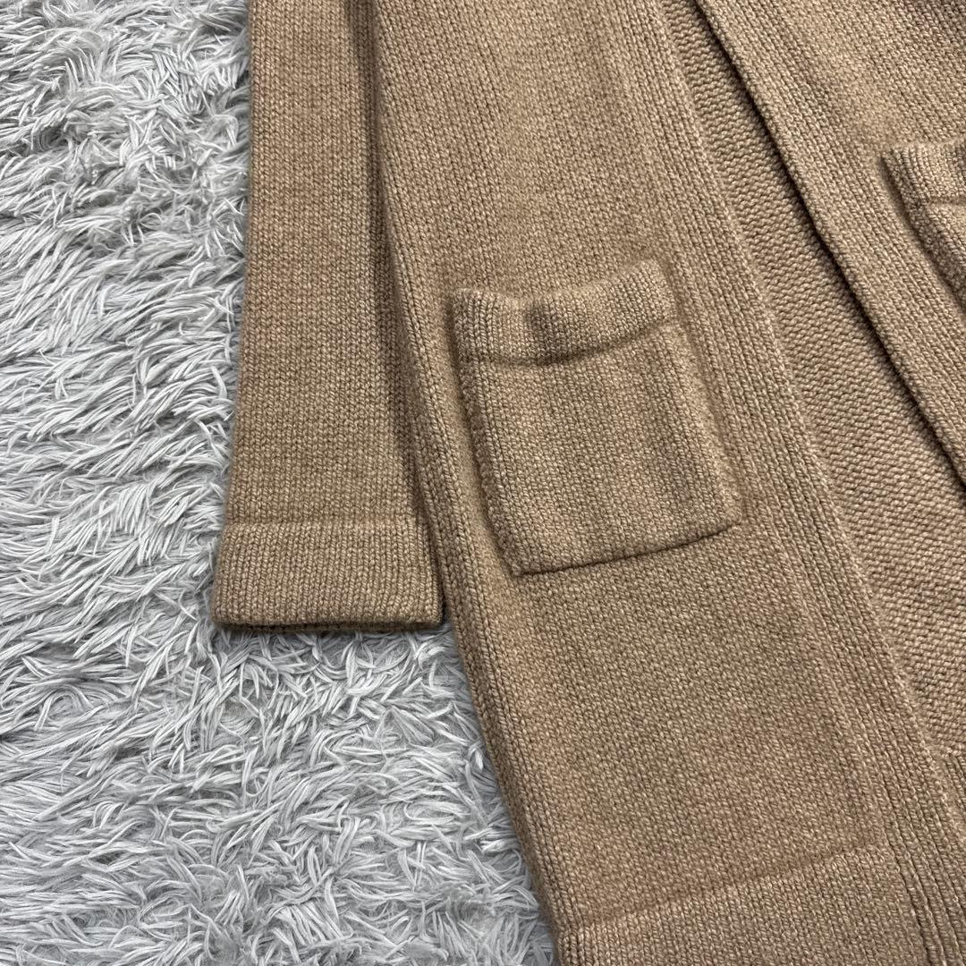 極美品✨定価30万 フォクシー カシミヤ100% ニットコート レザーベルト