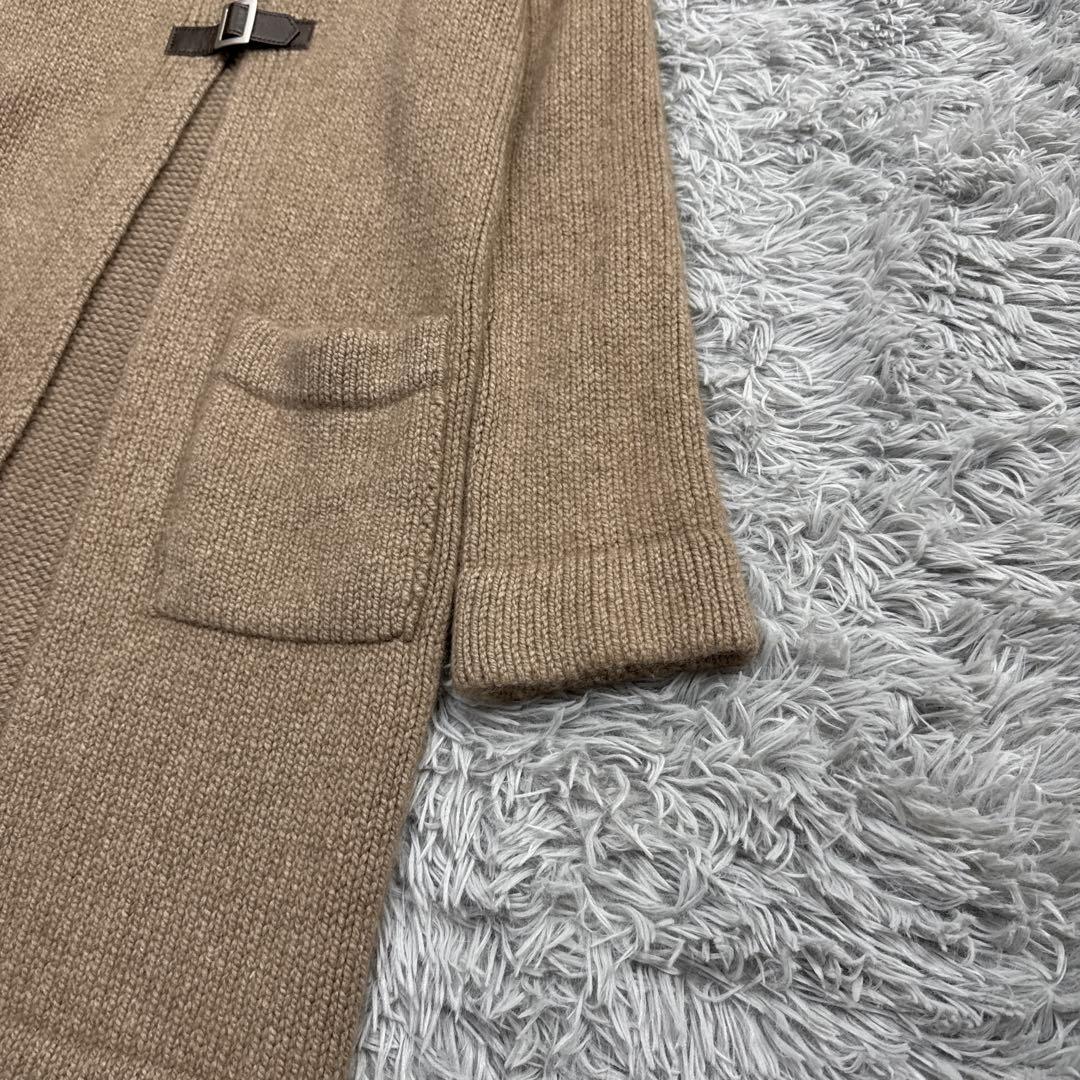 極美品✨定価30万 フォクシー カシミヤ100% ニットコート レザーベルト