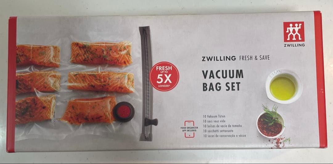 ZWILLING ガラス容器&真空保存バッグ & ポンプ セット