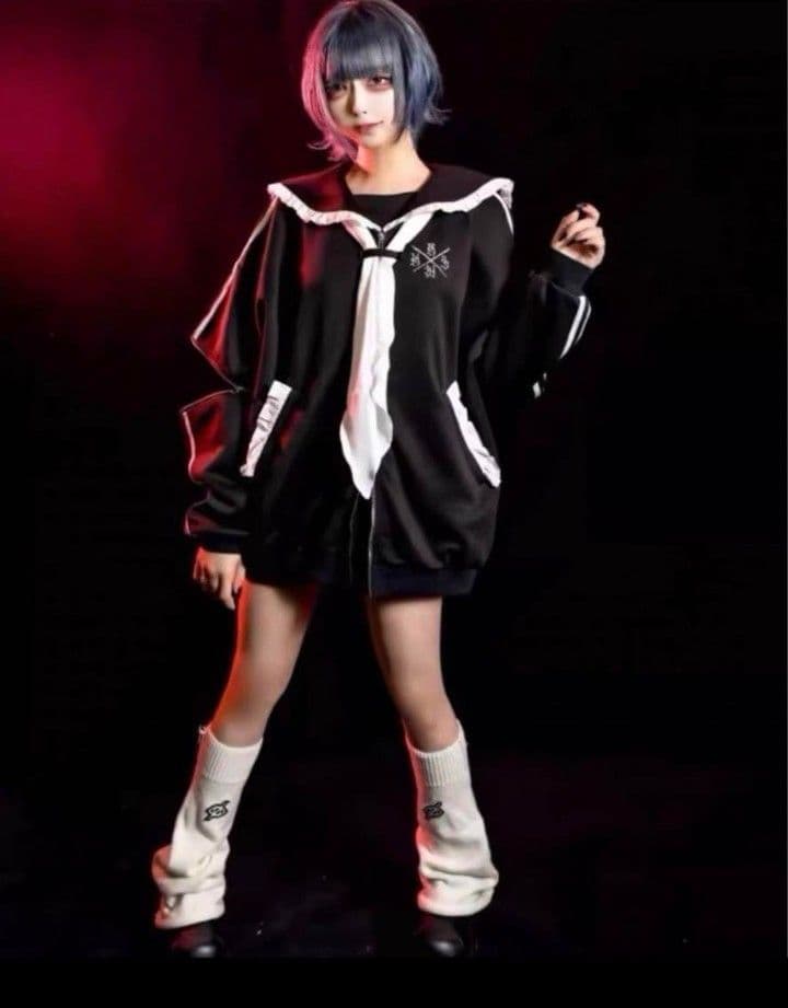 kry 　HIJOSIKI　セーラー　地雷系　パーカー　レフレム　volcan