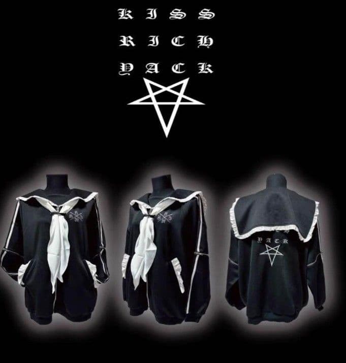 kry 　HIJOSIKI　セーラー　地雷系　パーカー　レフレム　volcan