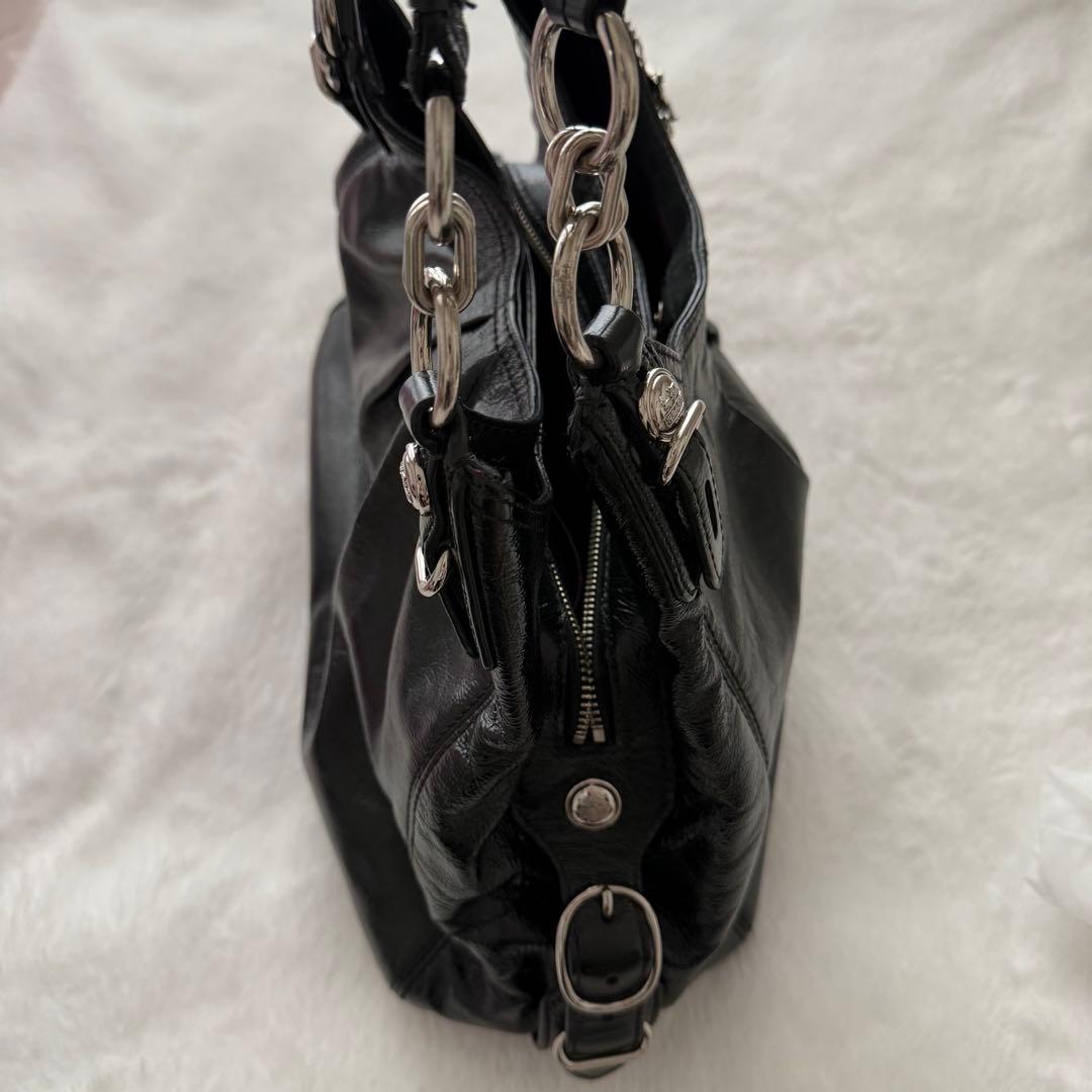 COACH ブラック ショルダーバッグ