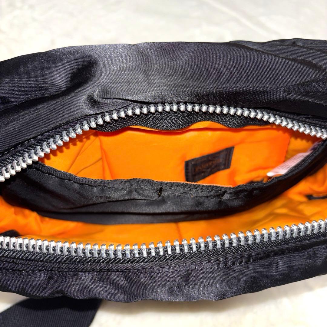 【美品】PORTERタンカーウエストバッグ黒