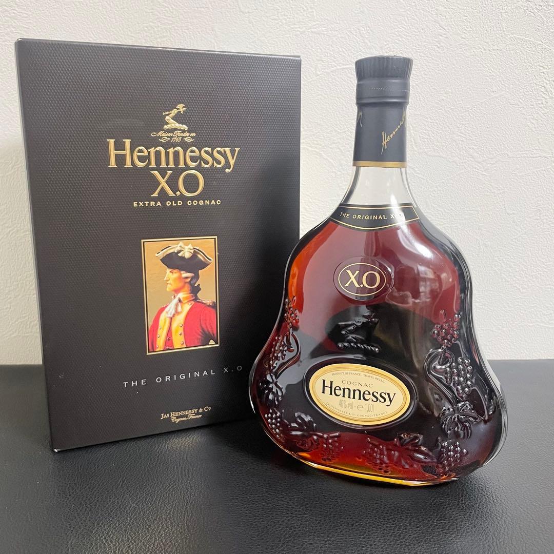 ヘネシー Hennessy XO 黒キャップ 1000ml ブランデーコニャック