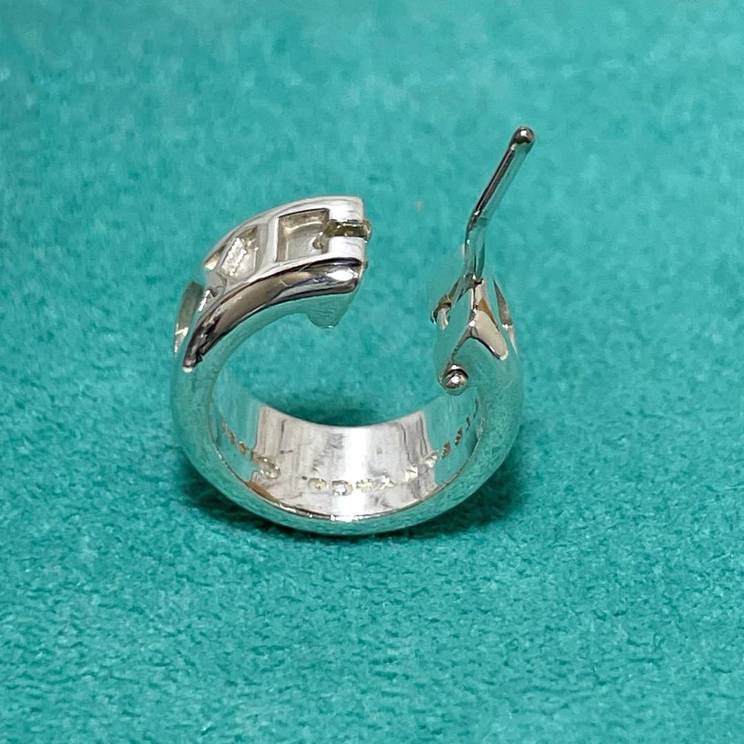 【極美品】ティファニー　アトラスフープピアス片耳　　メンズ/レディース　925