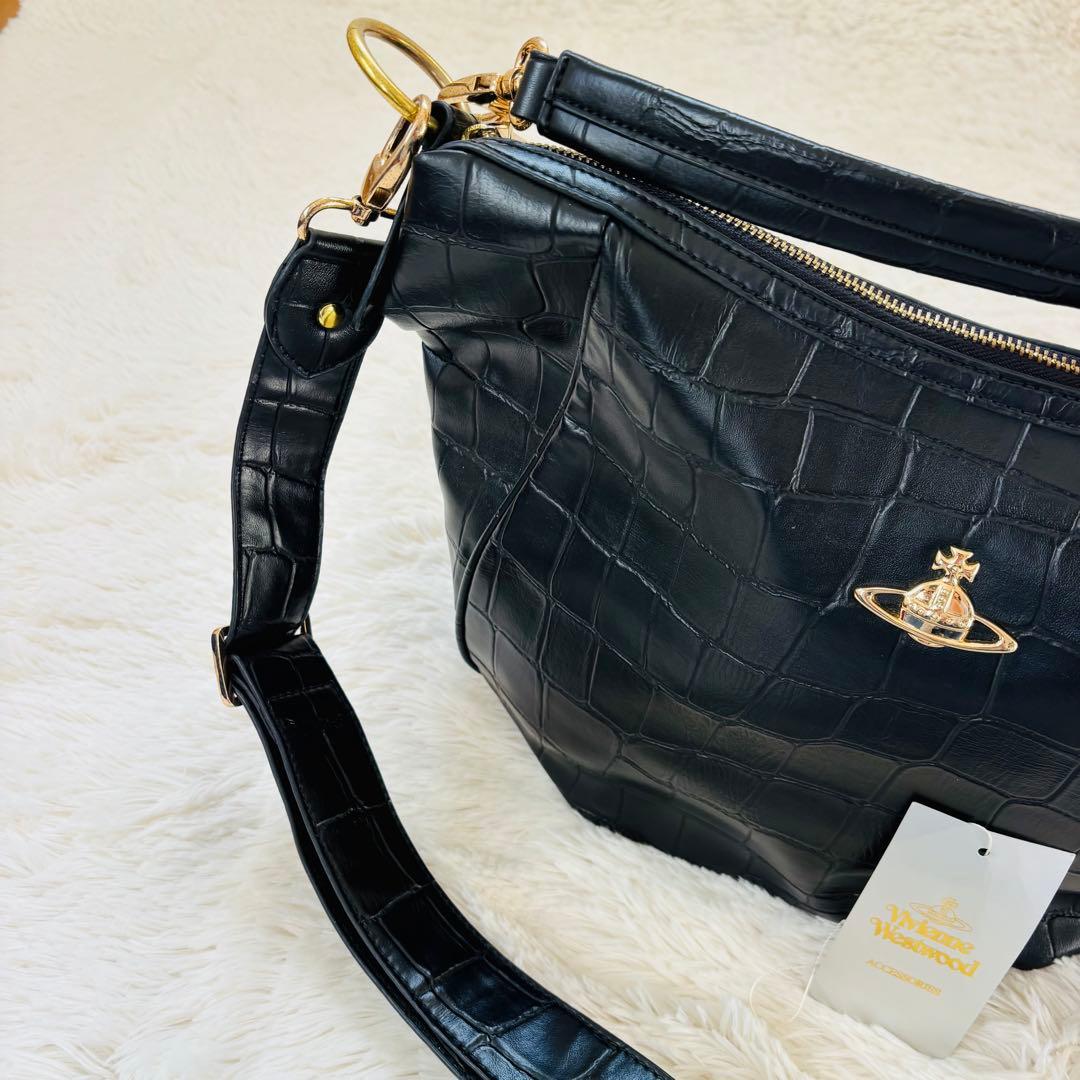 vivienne westwood クロコダイル 2way オーブ ショルダー