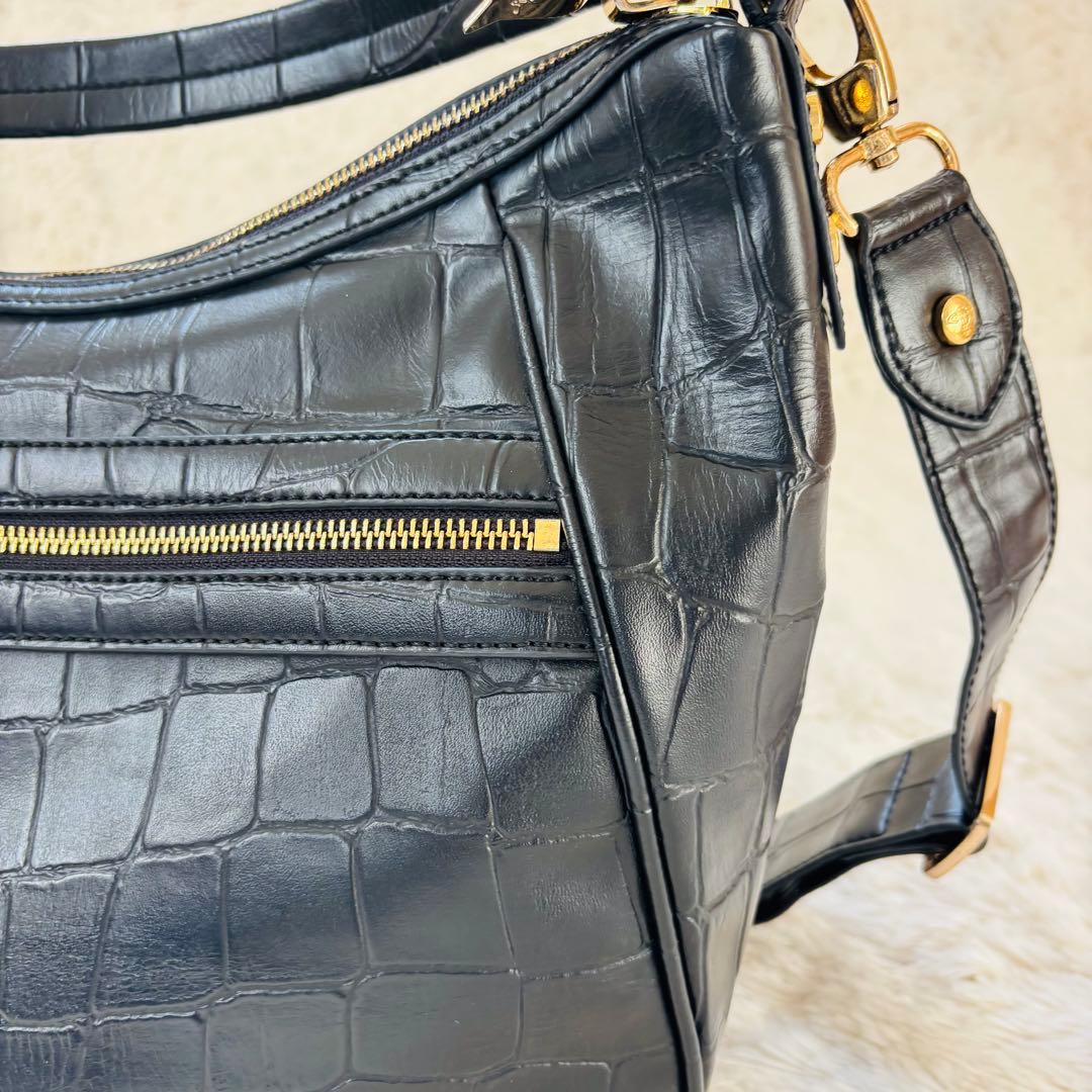 vivienne westwood クロコダイル 2way オーブ ショルダー