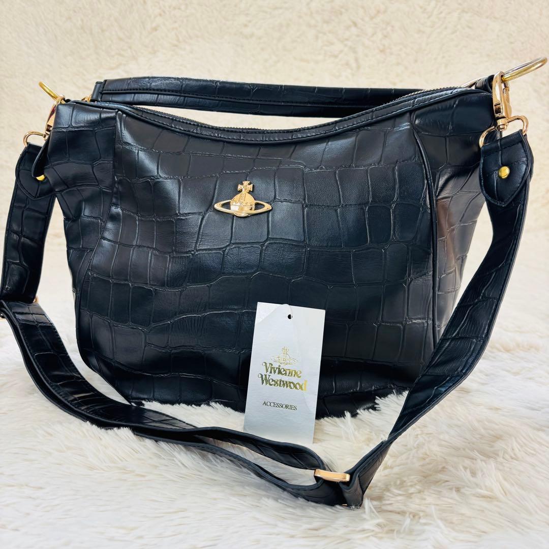 vivienne westwood クロコダイル 2way オーブ ショルダー