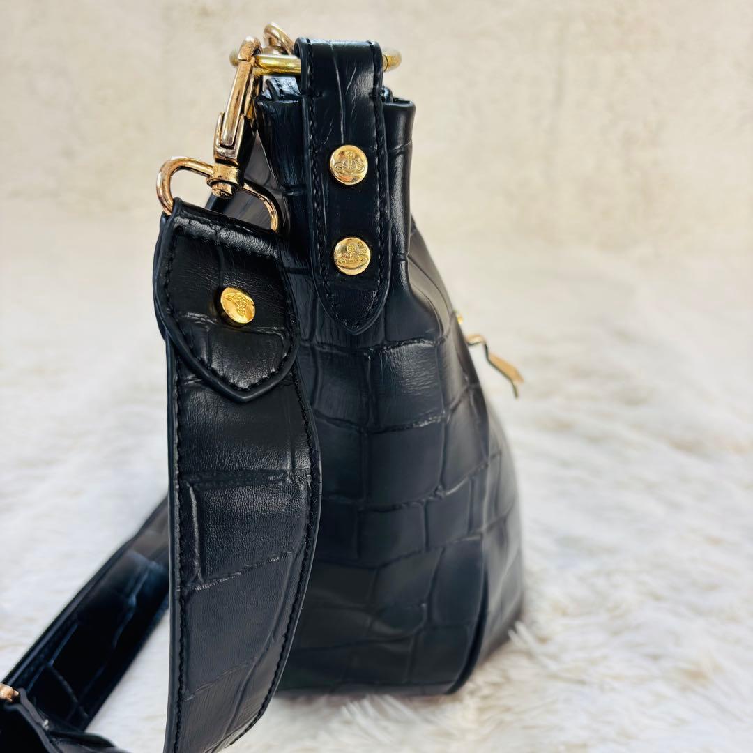 vivienne westwood クロコダイル 2way オーブ ショルダー
