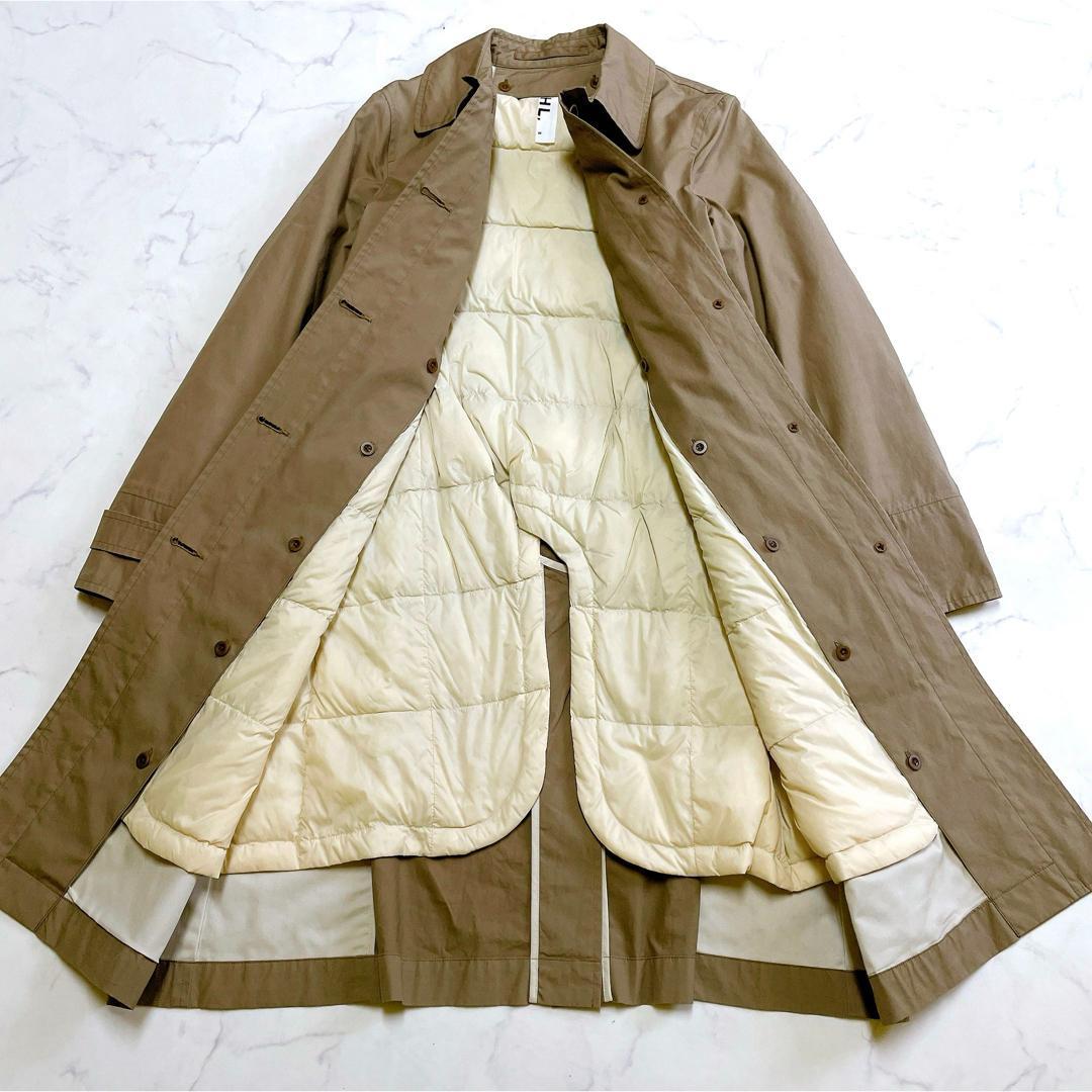 美品 MHL. マーガレットハウエル インナーダウン付 ステンカラーコート M