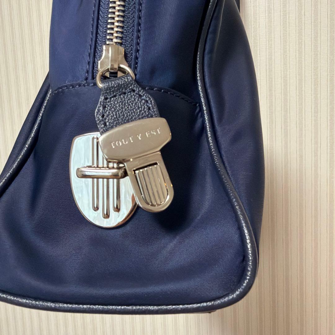 TOUT Y EST SAC LOQUET TOILE ロケトワルバッグネイビー