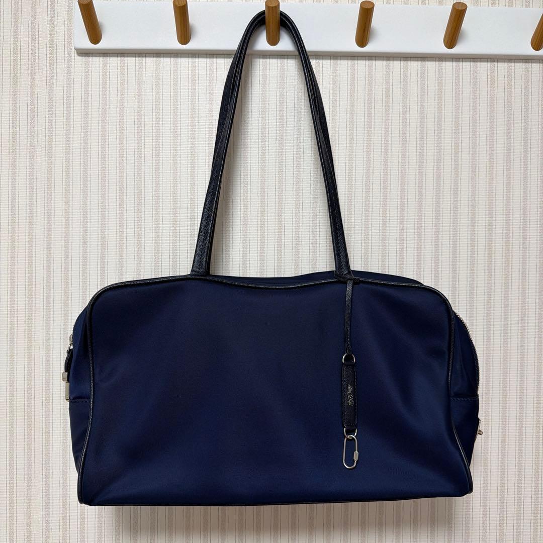 TOUT Y EST SAC LOQUET TOILE ロケトワルバッグネイビー