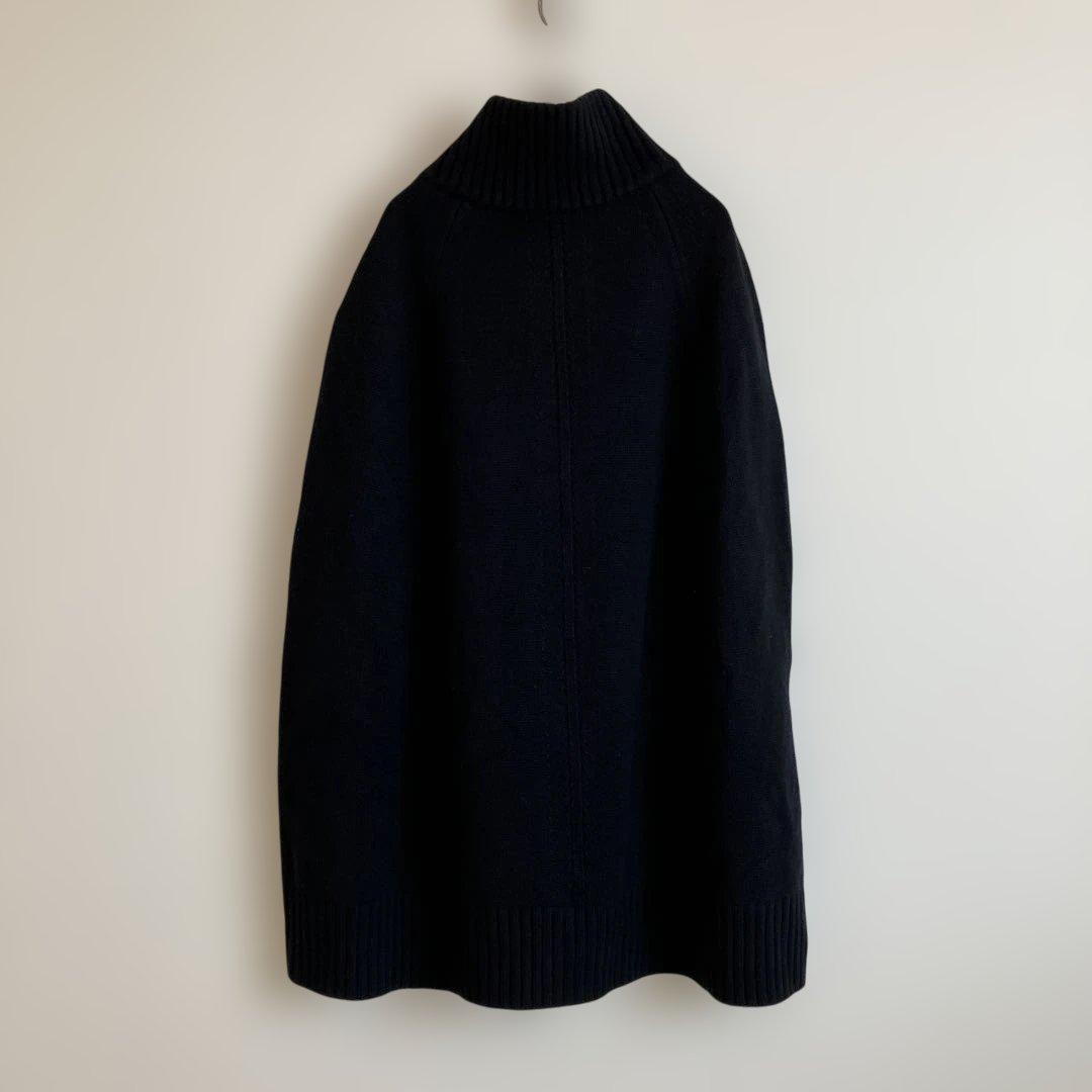 【美品】theory luxe セオリーリュクス カシミヤ混 ポンチョ ジップ