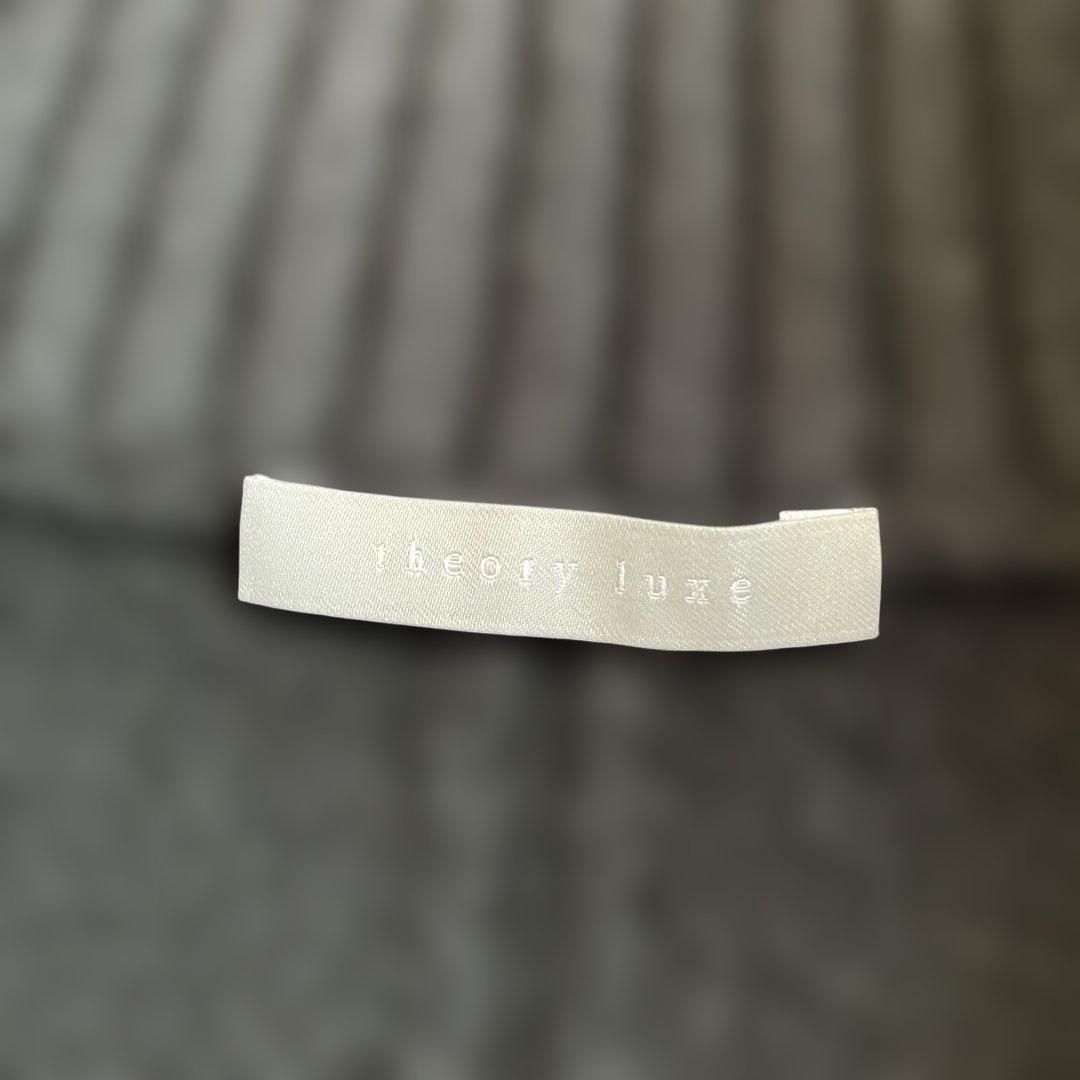 【美品】theory luxe セオリーリュクス カシミヤ混 ポンチョ ジップ