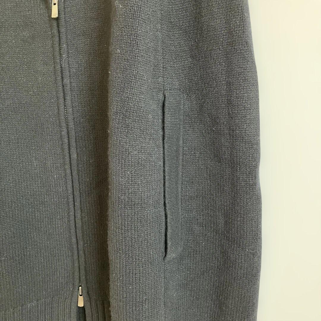 【美品】theory luxe セオリーリュクス カシミヤ混 ポンチョ ジップ