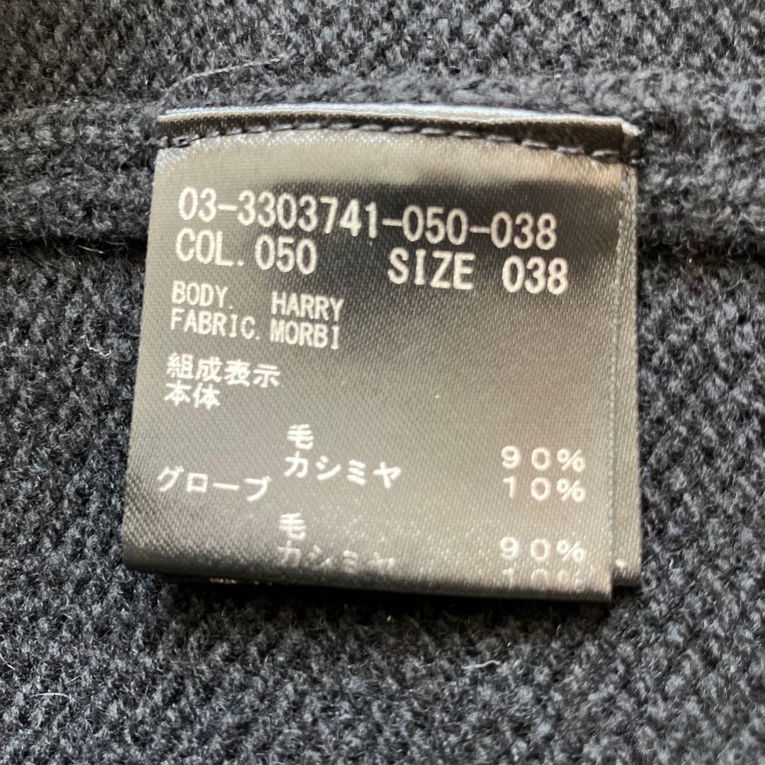 【美品】theory luxe セオリーリュクス カシミヤ混 ポンチョ ジップ