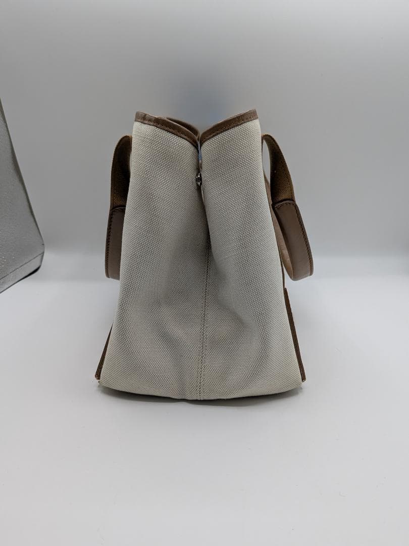 良品✨ バレンシアガ ネイビーカバス キャンバス ベージュ 0LJ