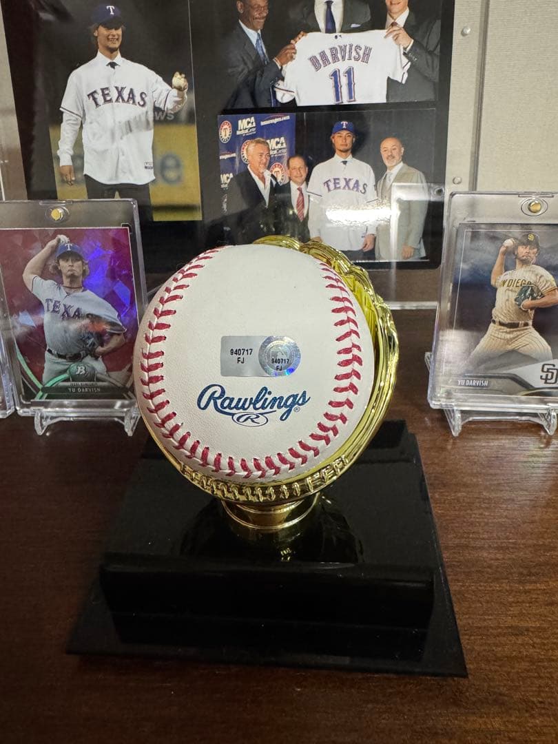 【MLB公式ホログラム付】ダルビッシュ有 直筆サインボール 2012年3月サイン